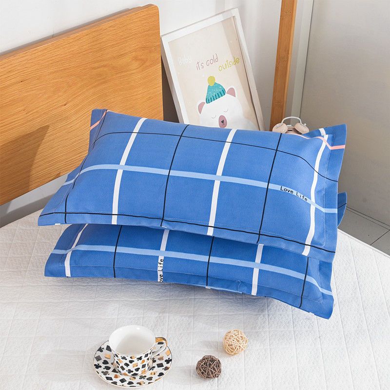 Kissenbezug - Baumwolle Kariert - 48*74 cm für Schlafzimmer