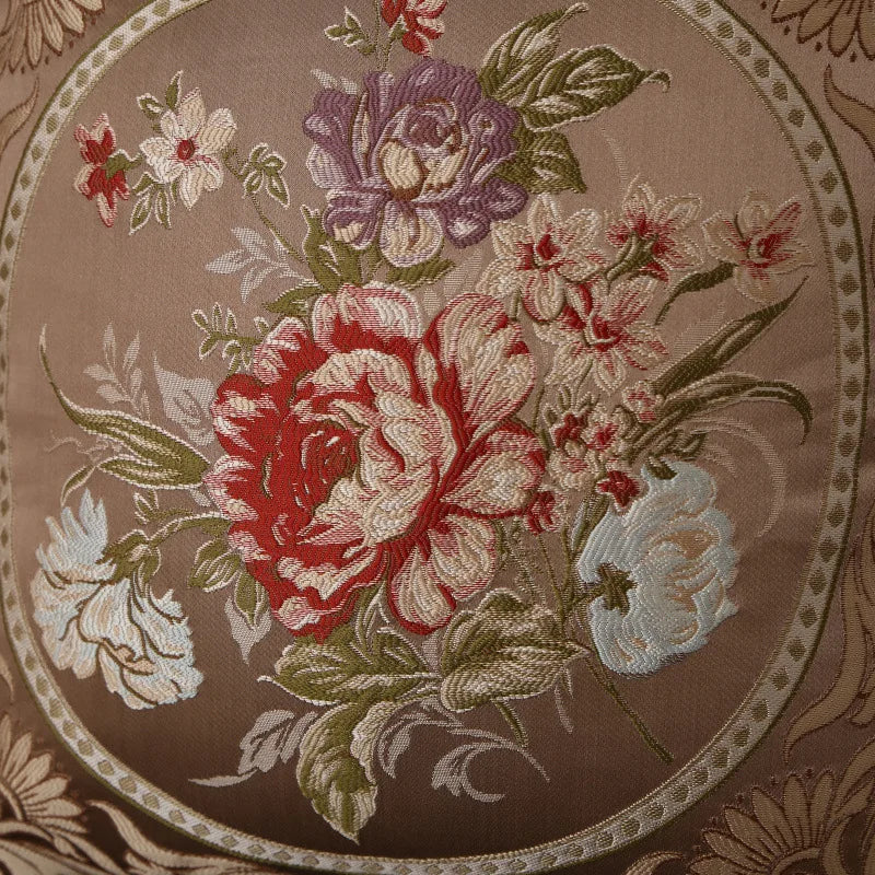 Kissenbezug – Jacquard Floral – 48x48cm