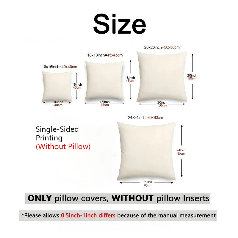 Kissenbezug – Jutestil – 45x45cm Gestickter Schwan