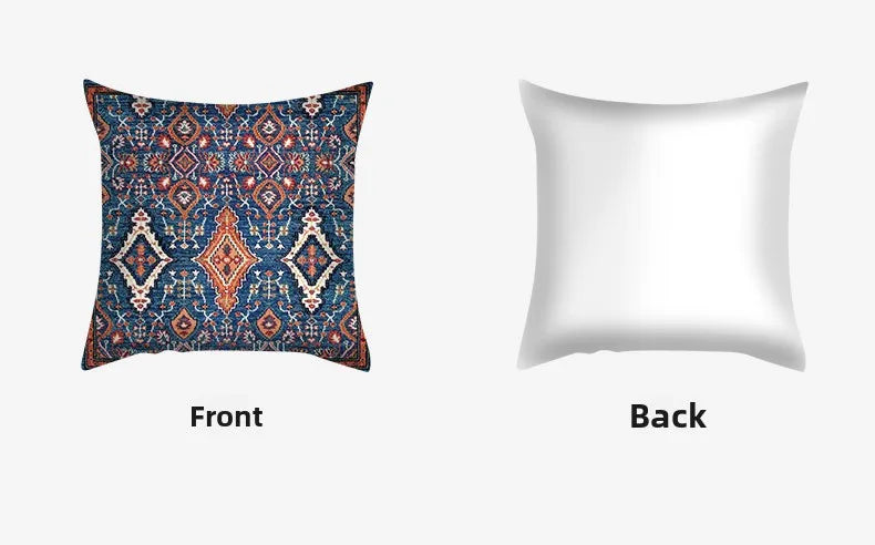 Kissenbezug – Jutestil – 45x45cm Gestickter Schwan