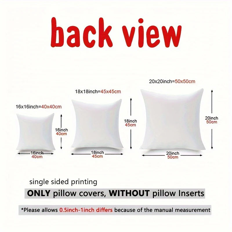 Kissenbezug – Jutestil – 45x45cm Gestickter Schwan