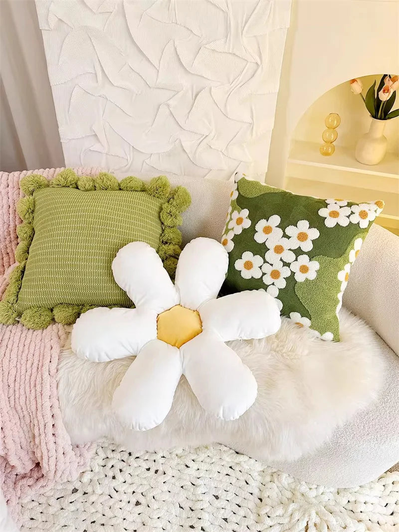 Kissenbezug – Nordisch Moosgrün – 30x50cm, Handgefertigt