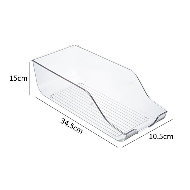 Klarer Kühlschrank-Organizer – Modernes PET-Aufbewahrungssystem