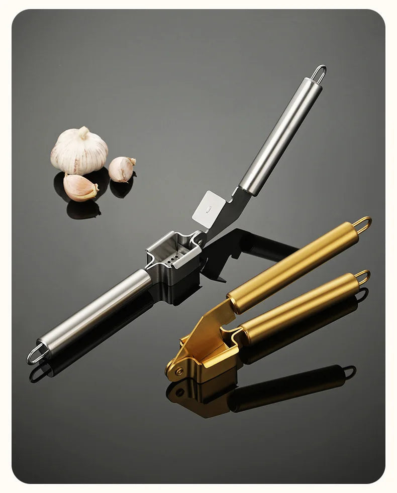 Knoblauchpresse – Edelstahl – Vielseitiges Küchengadget