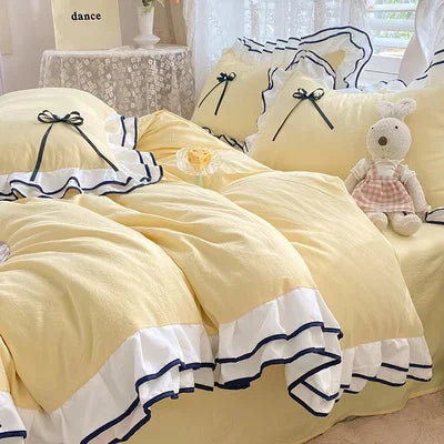 Korean Princess Bettwäsche – Spitzentwill Queen Set