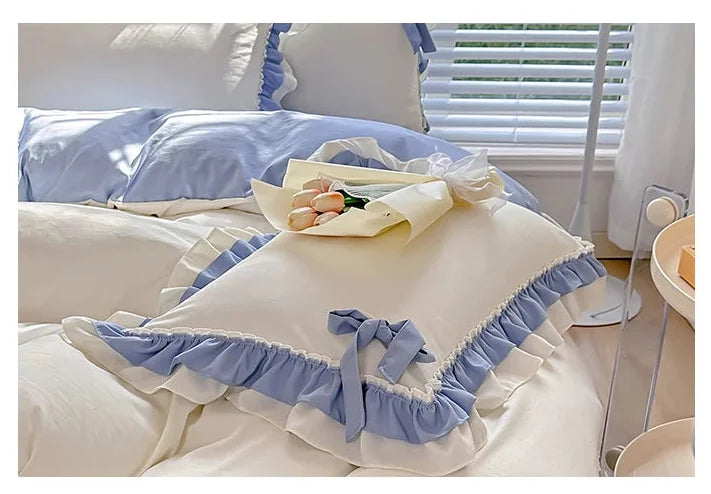 Koreanisches Princess-Bettwäsche Set – Waschbaumwolle – 1.5m/1.8m/2.0m