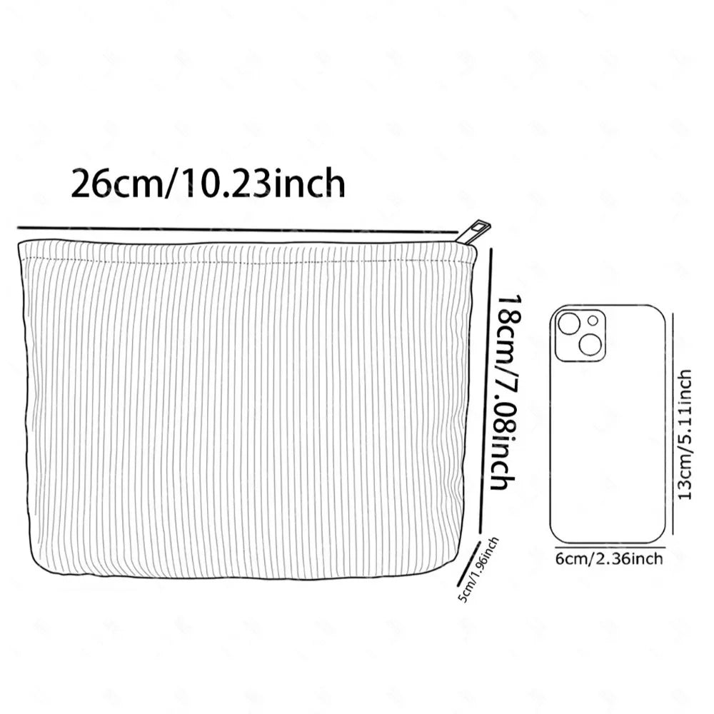 Kosmetiktasche – Modisches Baumwolle Design – Reisebereit