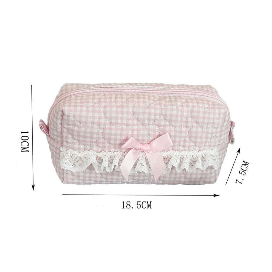 Kosmetiktasche – Spitze & Polyester – Reiseorganizer