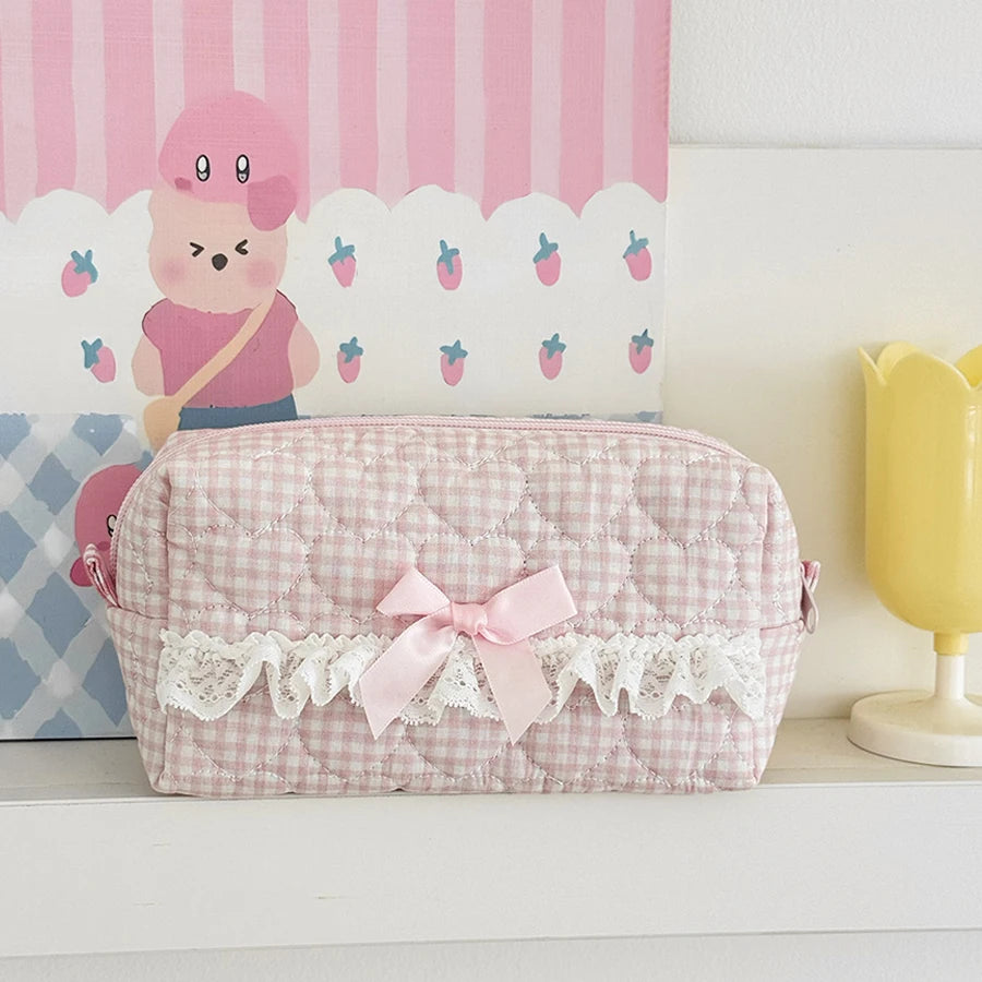 Kosmetiktasche – Spitze & Polyester – Reiseorganizer