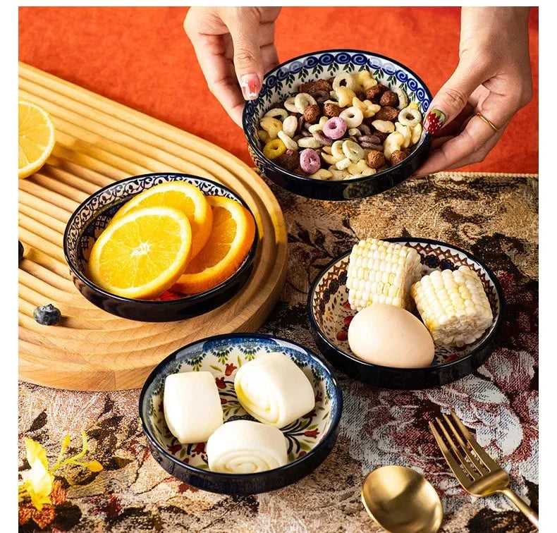 Kreative Porzellan Tassen – Bohemia Stil für Zuhause, 500ml