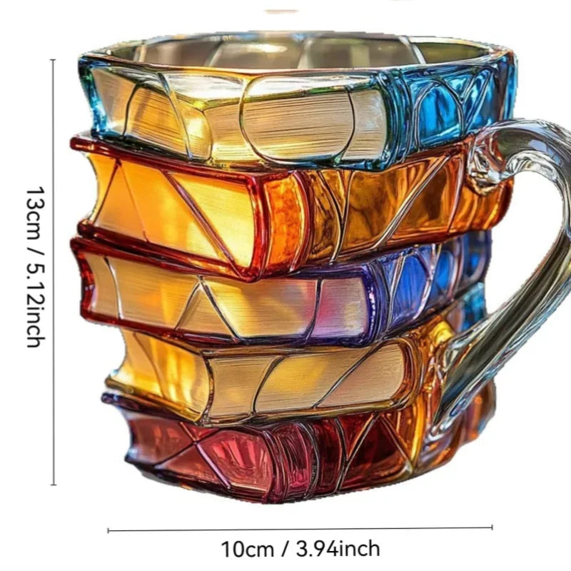 Kreatives Keramikbecher-Set – Handgemalt Retro Resin