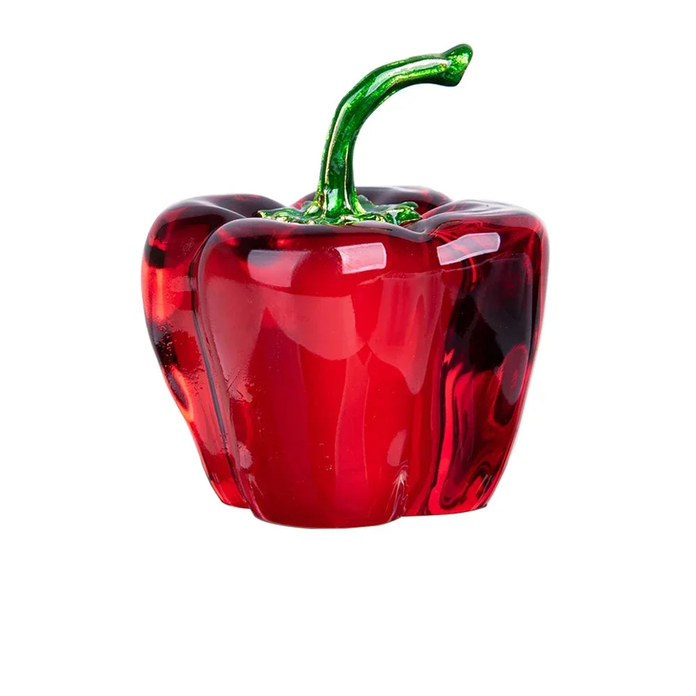 Kristall-Chili-Figur – Pastoral-Design – 4.5cm
