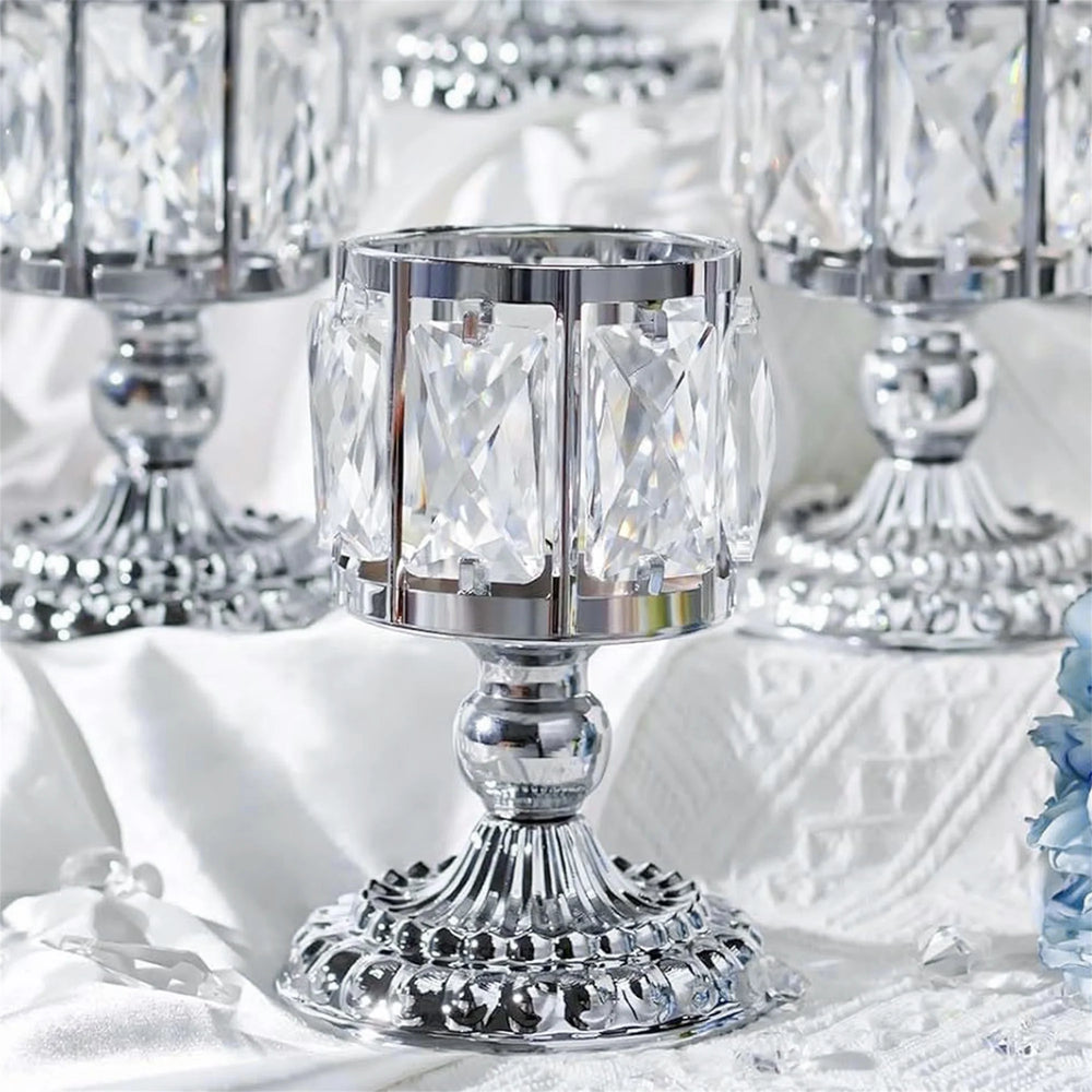 Kristall-Kerzenhalter – Europäischer Stil – 10x15x10cm