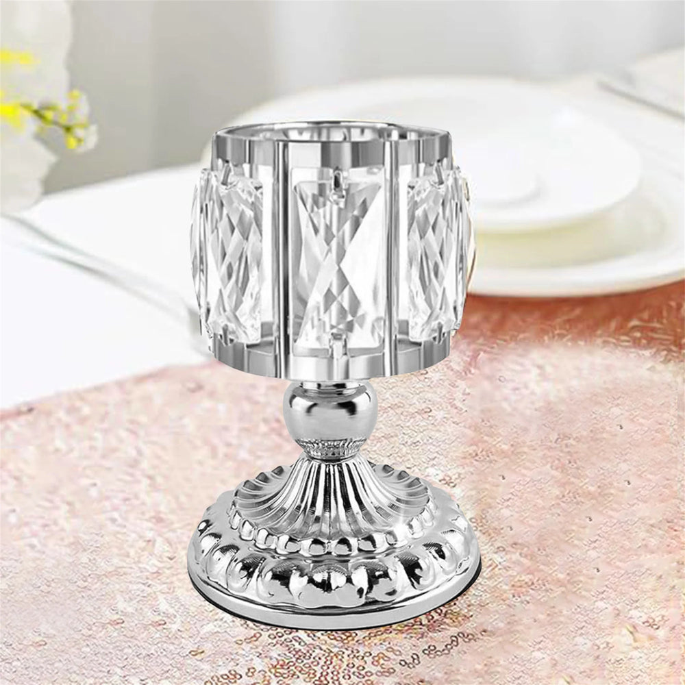 Kristall-Kerzenhalter – Europäischer Stil – 10x15x10cm