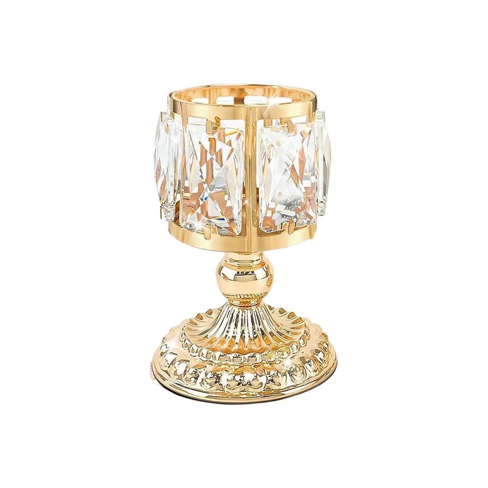 Kristall-Kerzenhalter – Europäischer Stil – 10x15x10cm