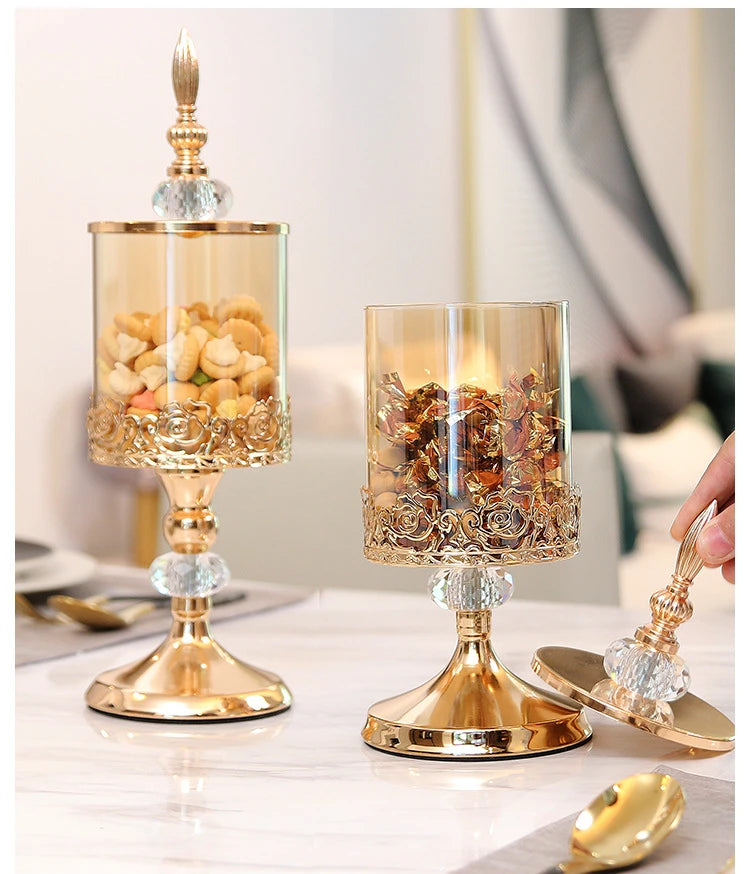 Kristallglas Vorratsglas – Edler Bonbonhalter