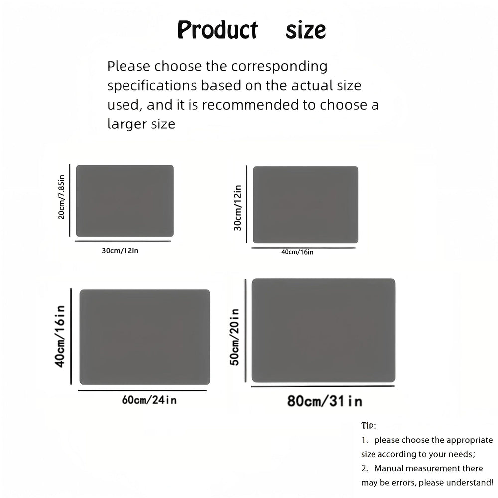 Moderne Gummi-Abtropfmatte in Grösse 40x60 cm, antibakteriell und rutschfest