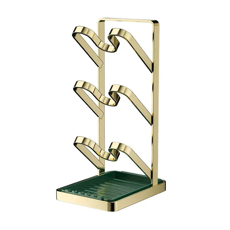 Küchen Organizer Regal – Edler Edelstahl – 34×18.5×13.5cm