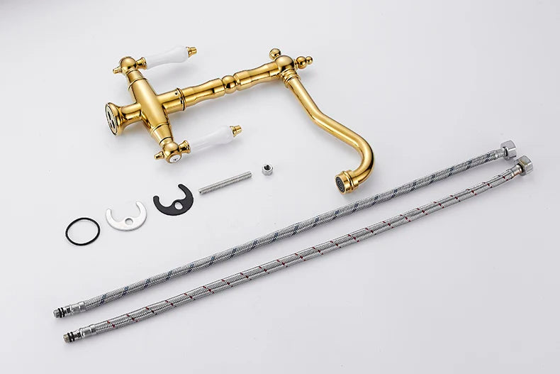 Küchenarmatur – Messing & Gold – Einloch