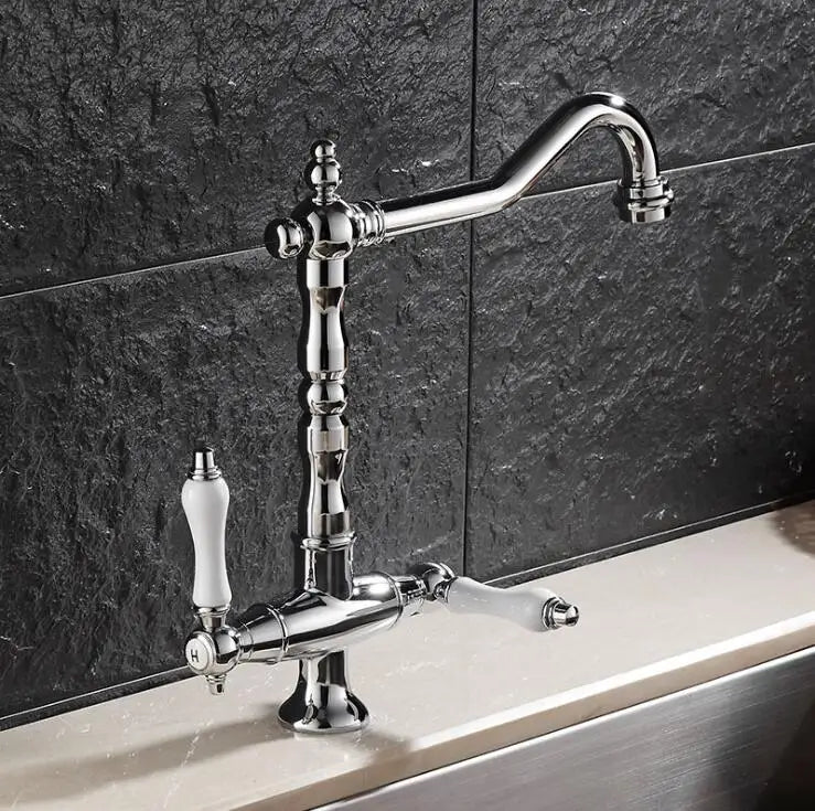 Küchenarmatur – Messing & Gold – Einloch