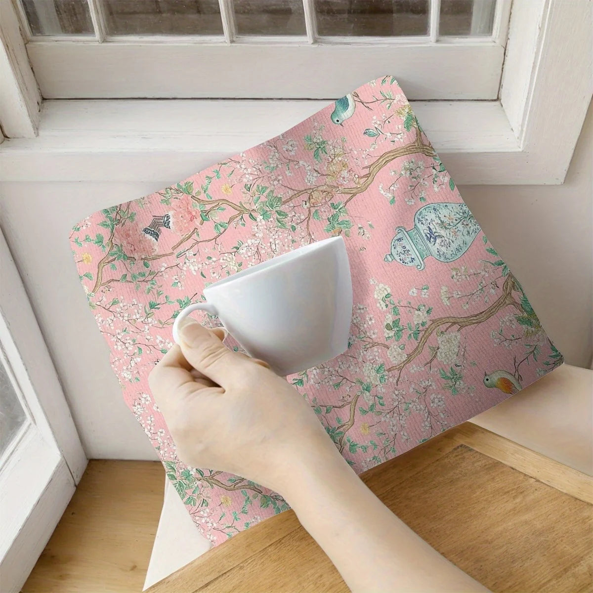 Küchentücher – Blau-Weisses Porzellandesign – 2er-Set