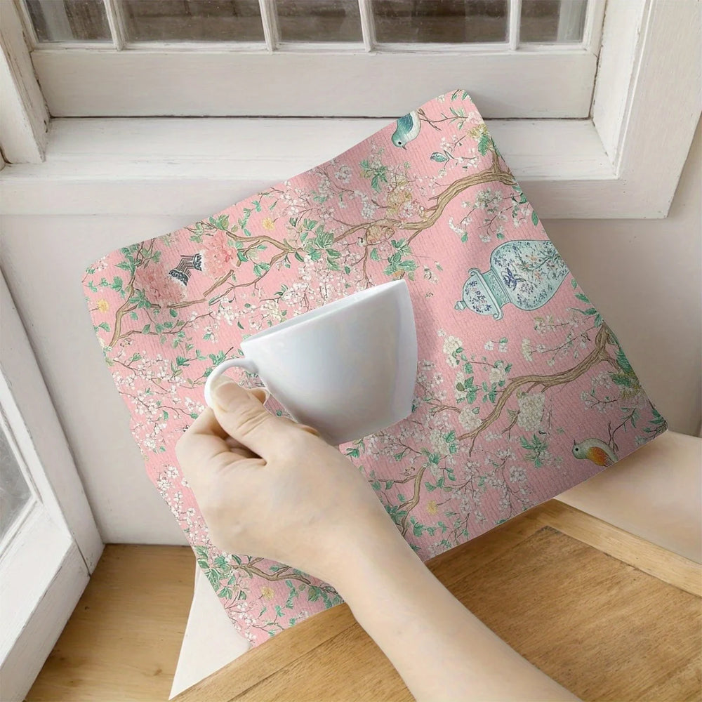 Küchentücher – Blau-Weisses Porzellandesign – 2er-Set