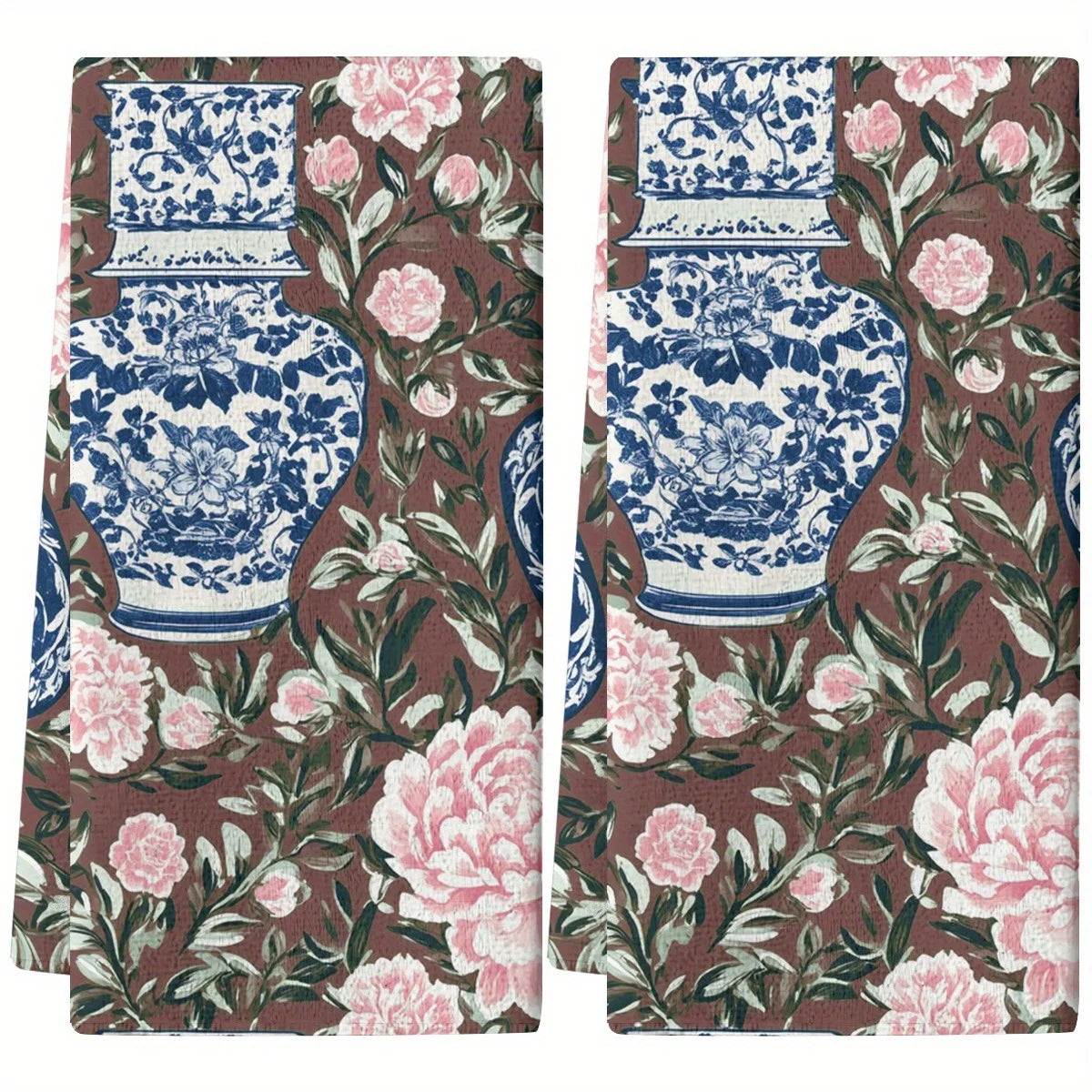 Küchentücher – Chinesische Aquarelle – 2er Set