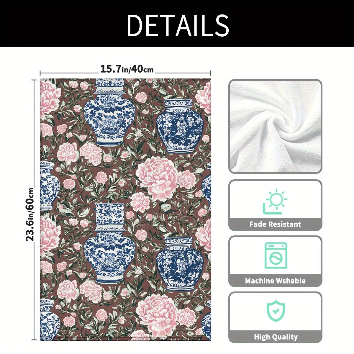 Küchentücher – Chinesisches Aquarell – 2er Set