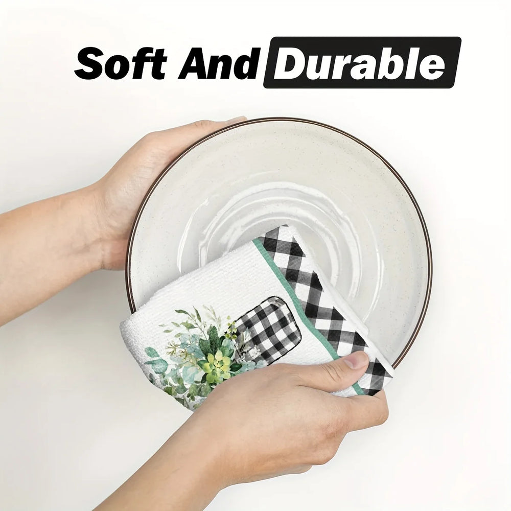 Küchentücher – Schwarzes Karo – Schnell Trocknend