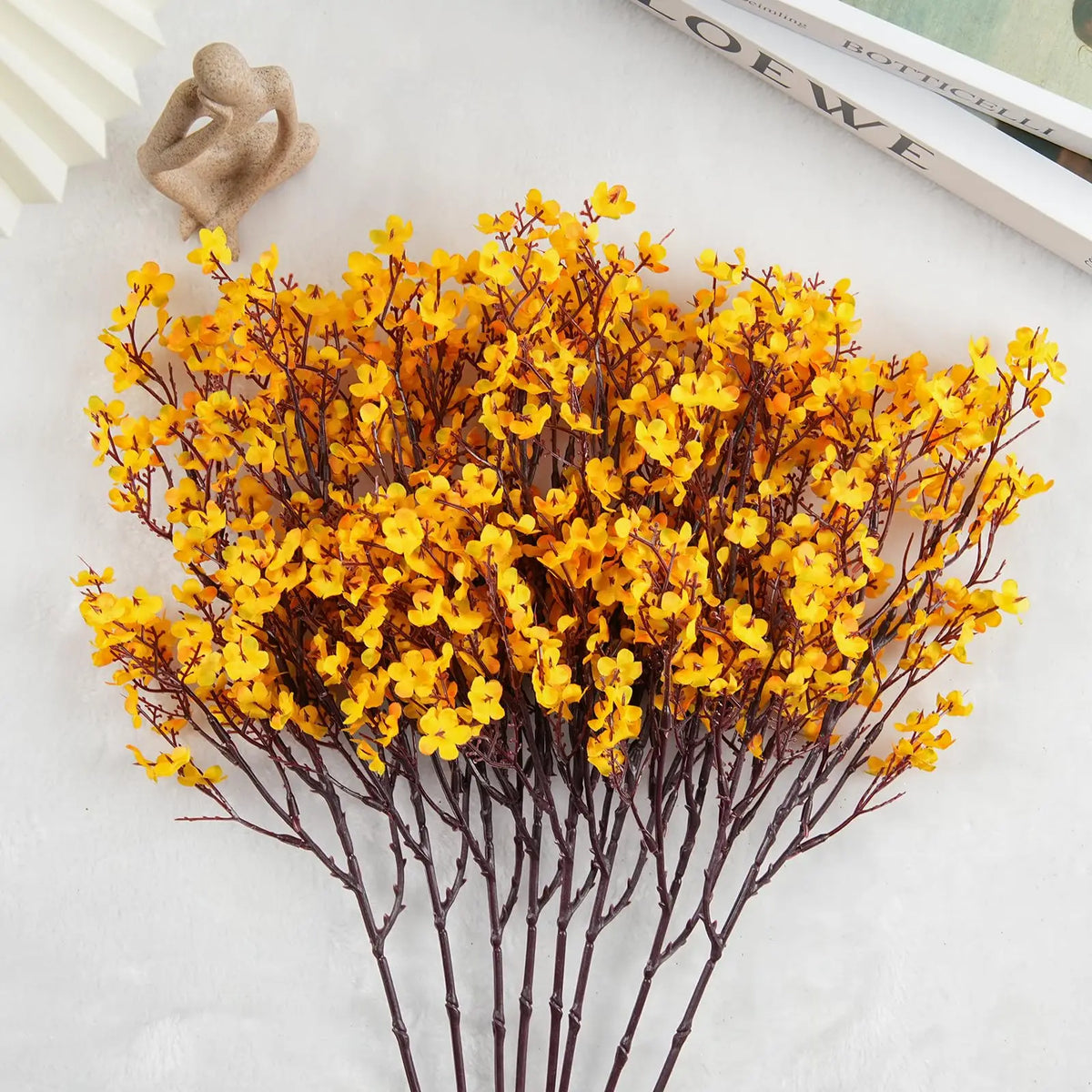 Kunstblumen Ast – Elegante Herbstdeko – 5 Stück