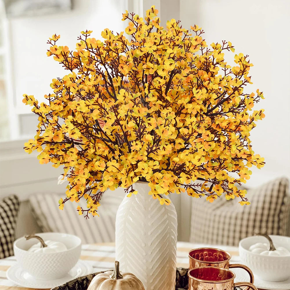 Kunstblumen Ast – Elegante Herbstdeko – 5 Stück