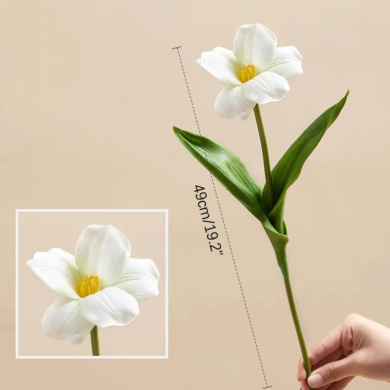 Künstliche Blume – Retro Seide Design – 49 cm Deko