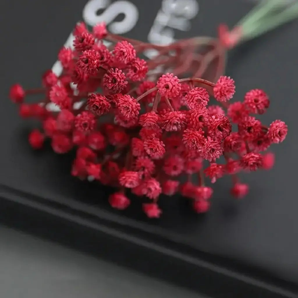 Künstliche Blumen – Retro-Herbst Schleierkraut – Deko Akzent