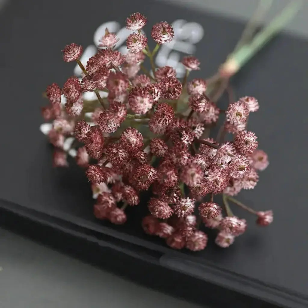 Künstliche Blumen – Retro-Herbst Schleierkraut – Deko Akzent