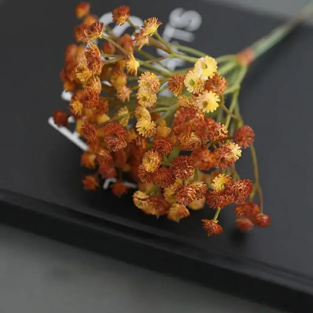 Künstliche Blumen – Retro-Herbst Schleierkraut – Deko Akzent