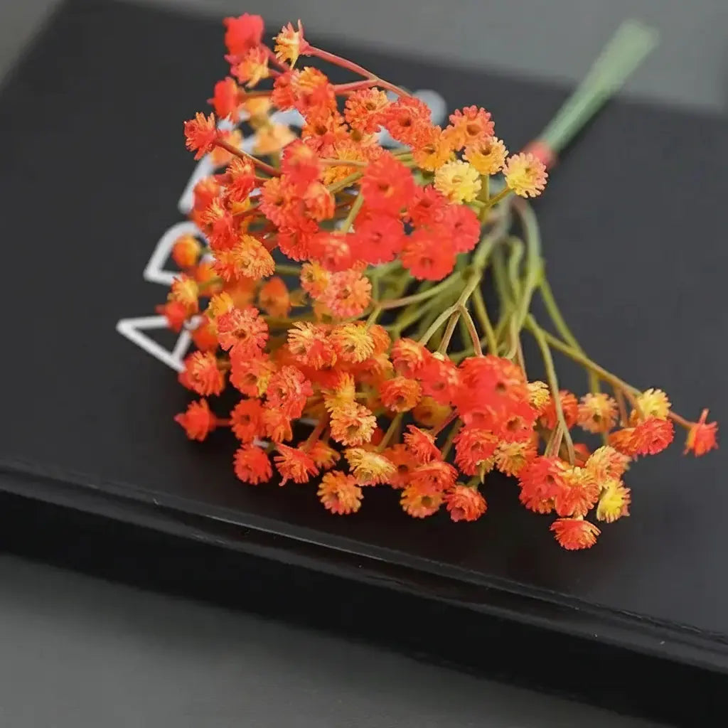 Künstliche Blumen – Retro-Herbst Schleierkraut – Deko Akzent