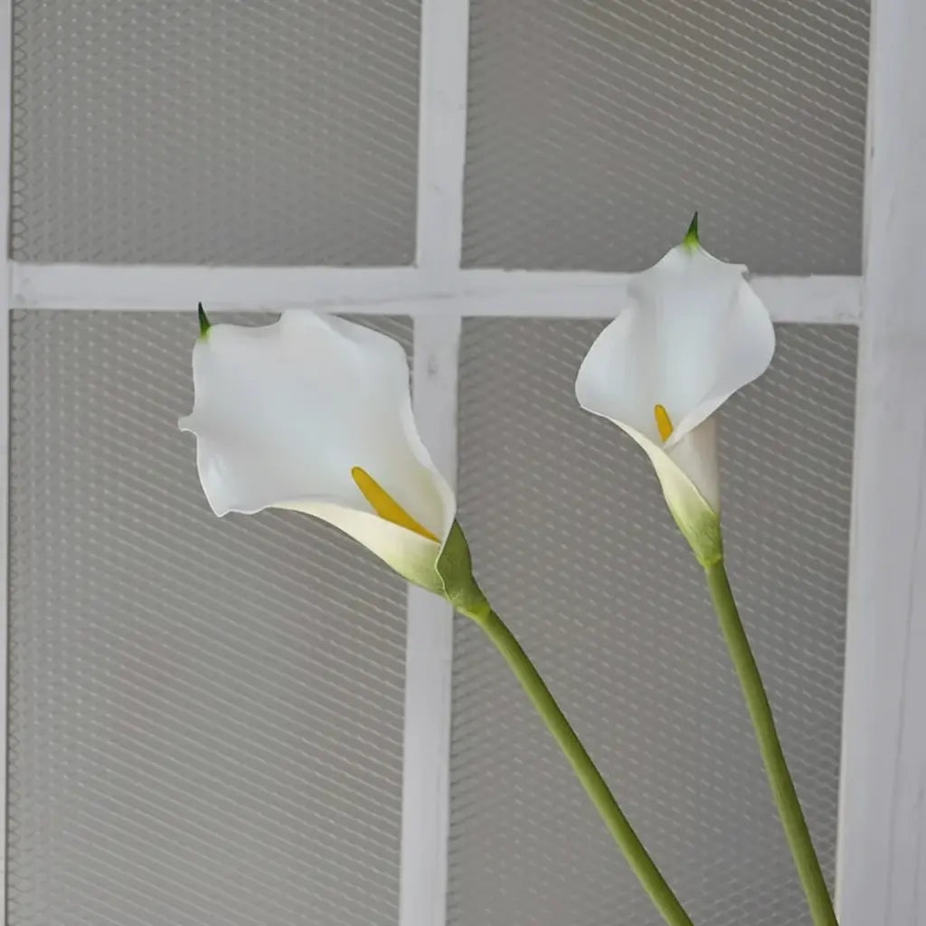 Künstliche Calla-Lilie – Eleganter Blütenzweig – 62cm Set
