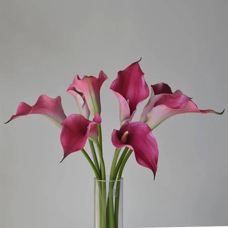Künstliche Calla-Lilie – Eleganter Blütenzweig – 62cm Set