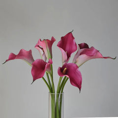 Künstliche Calla-Lilie – Eleganter Blütenzweig – 62cm Set
