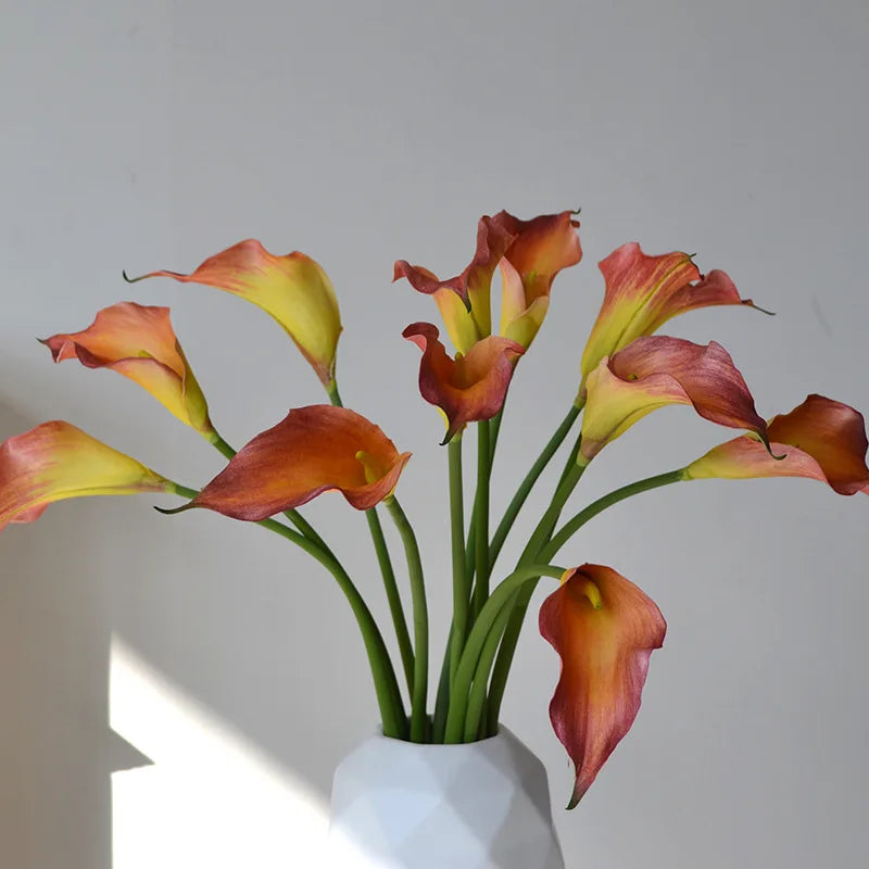 Künstliche Calla-Lilie – Eleganter Blütenzweig – 62cm Set