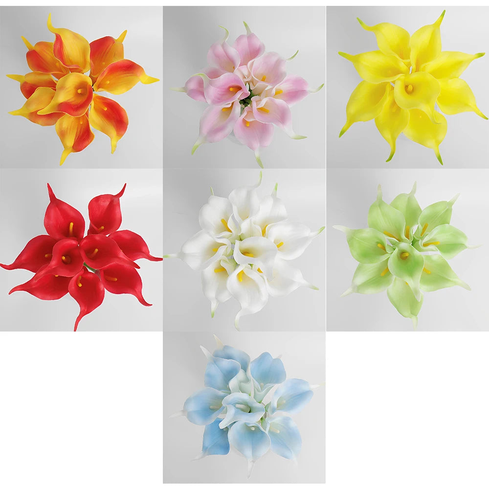 Künstliche Calla – Real Touch PU – Hochzeit Set