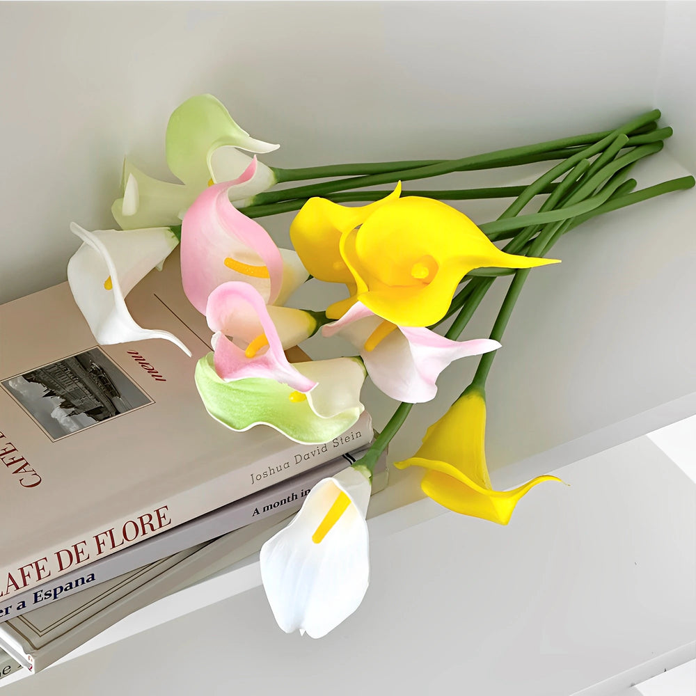 Künstliche Calla – Real Touch PU – Hochzeit Set