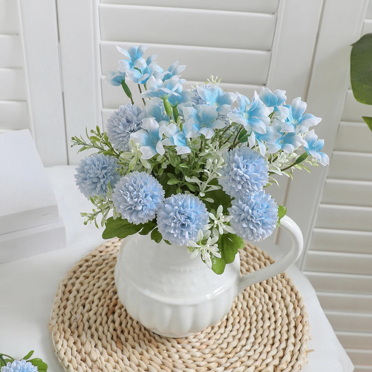 Künstliche Chrysantheme - Simulierter Blütenzweig - 28 cm Dekor