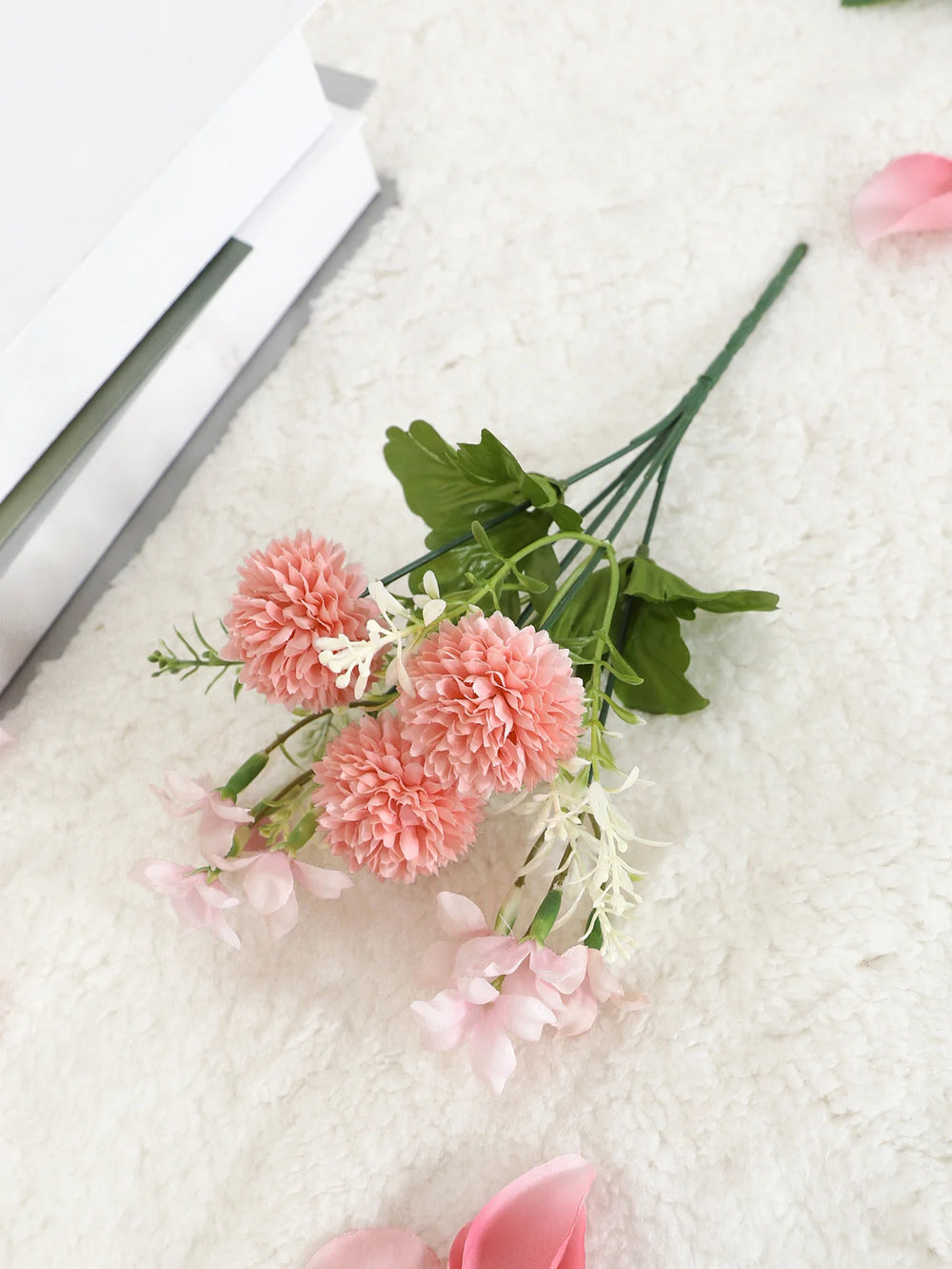 Künstliche Chrysantheme - Simulierter Blütenzweig - 28 cm Dekor