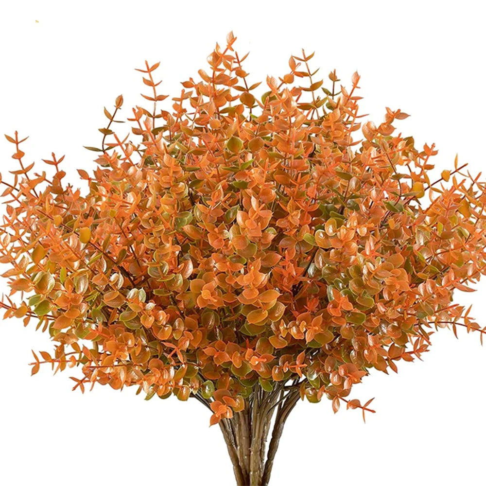 Künstliche Eukalyptussträusse – Herbst Aussendeko