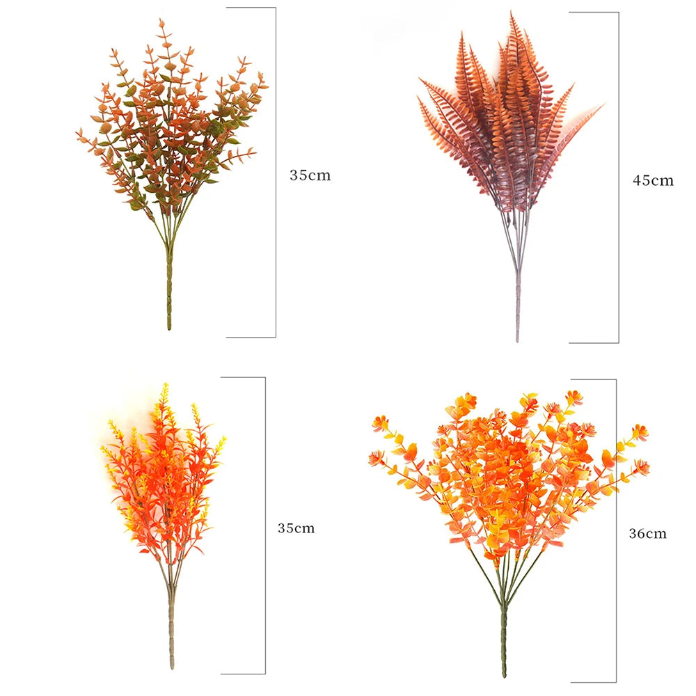 Künstliche Eukalyptussträusse – Herbst Aussendeko