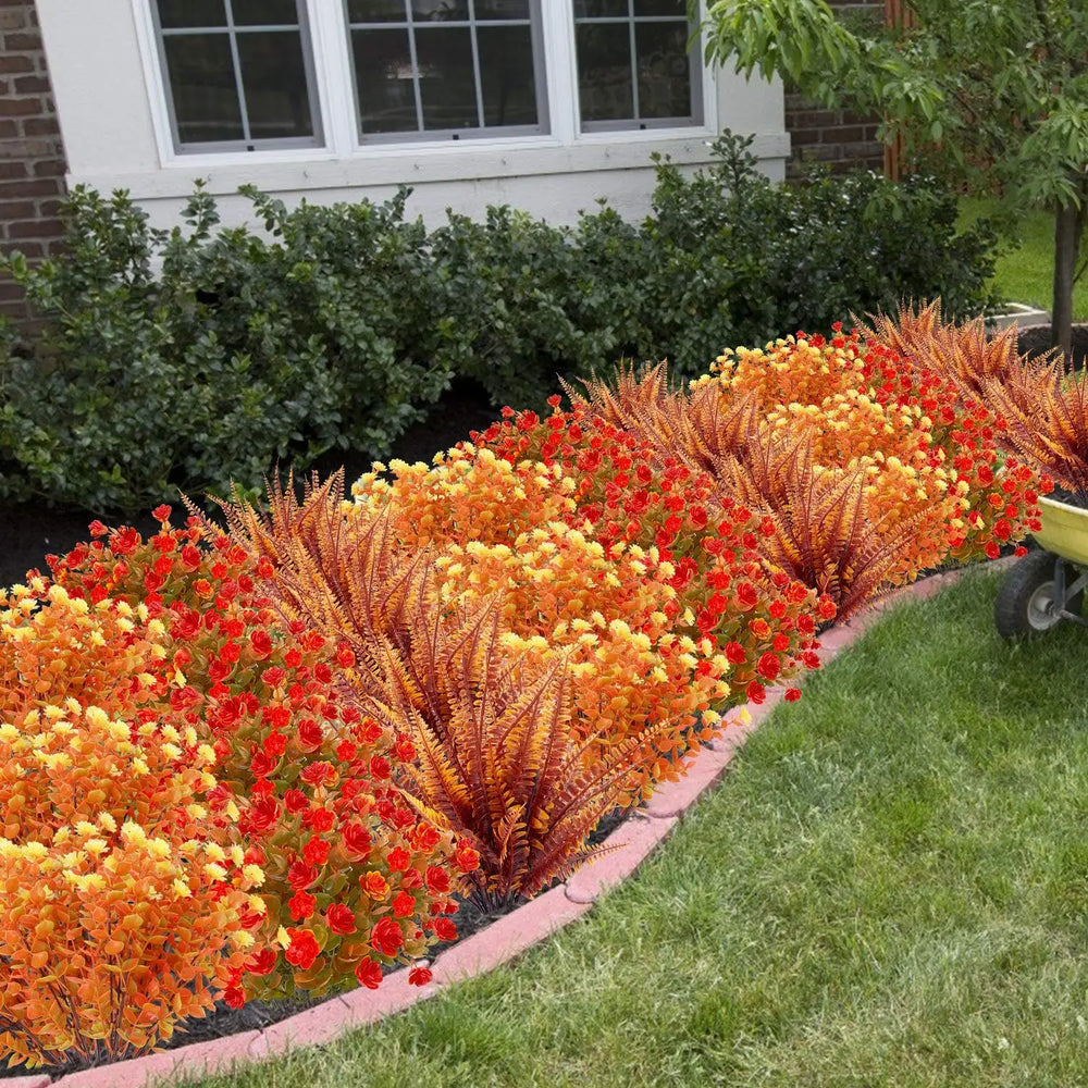 Künstliche Eukalyptussträusse – Herbst Aussendeko