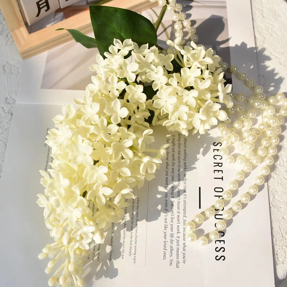 Künstliche Fliederblume – PU Silikon – 70CM Zweig