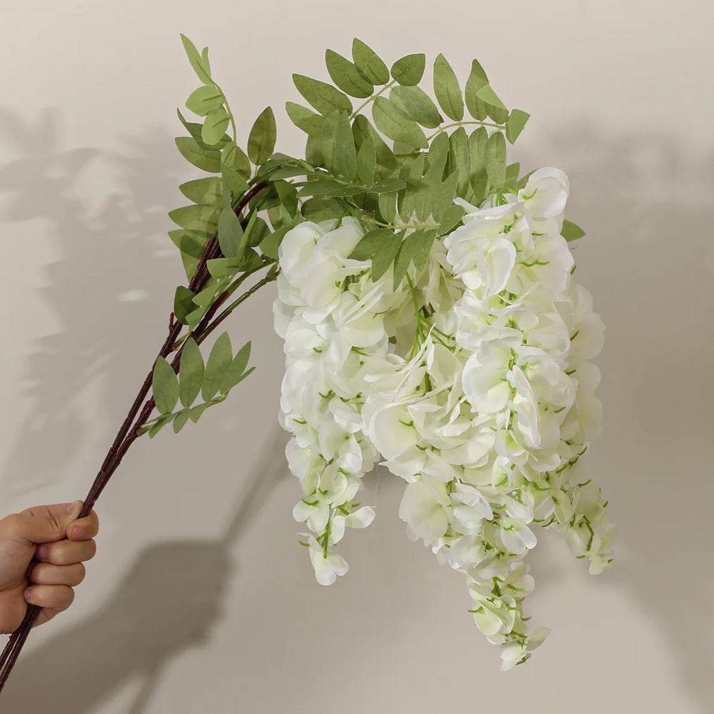 Künstliche Glyzinien-Girlande – Edles Design – Wohndekor