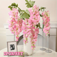 Künstliche Glyzinien-Girlande – Edles Design – Wohndekor